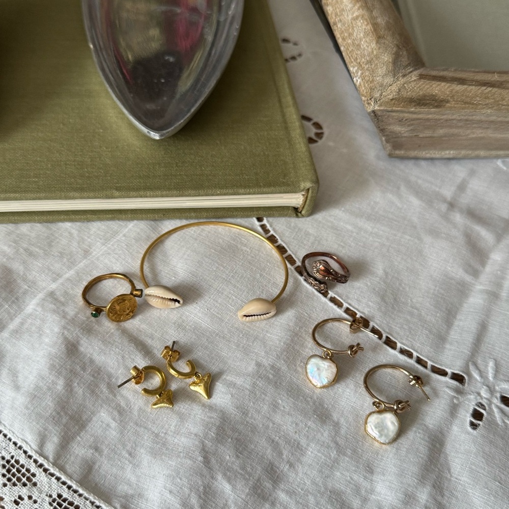 beachy jewelry bundle (madewell, anthropologie)
